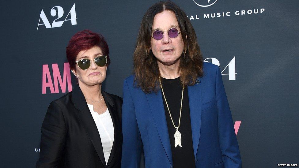 Sharon and Ozzy Osbourne