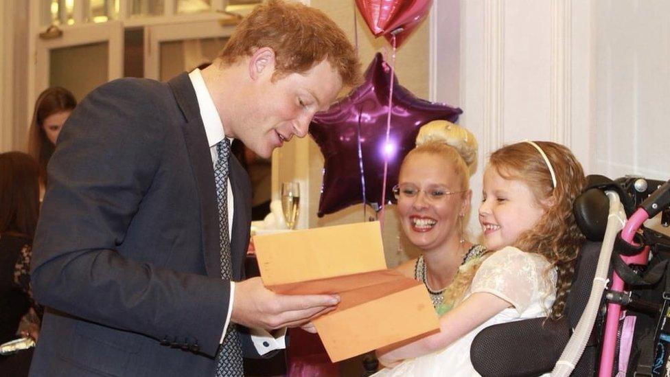 Maddison Sherwood meeting Prince Harry