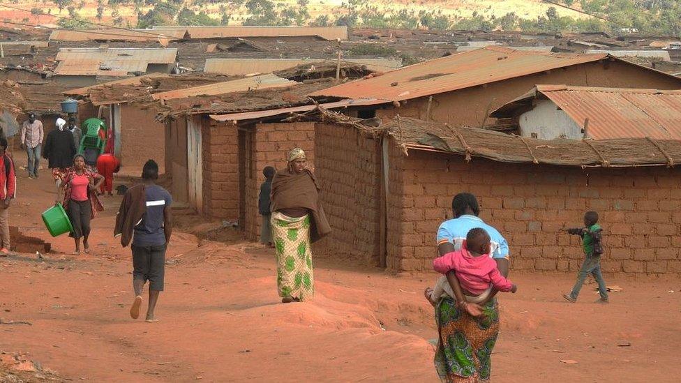 Refugees at Dzaleka Refugee Camp in the Dowa district, central region of Malawi in 2018