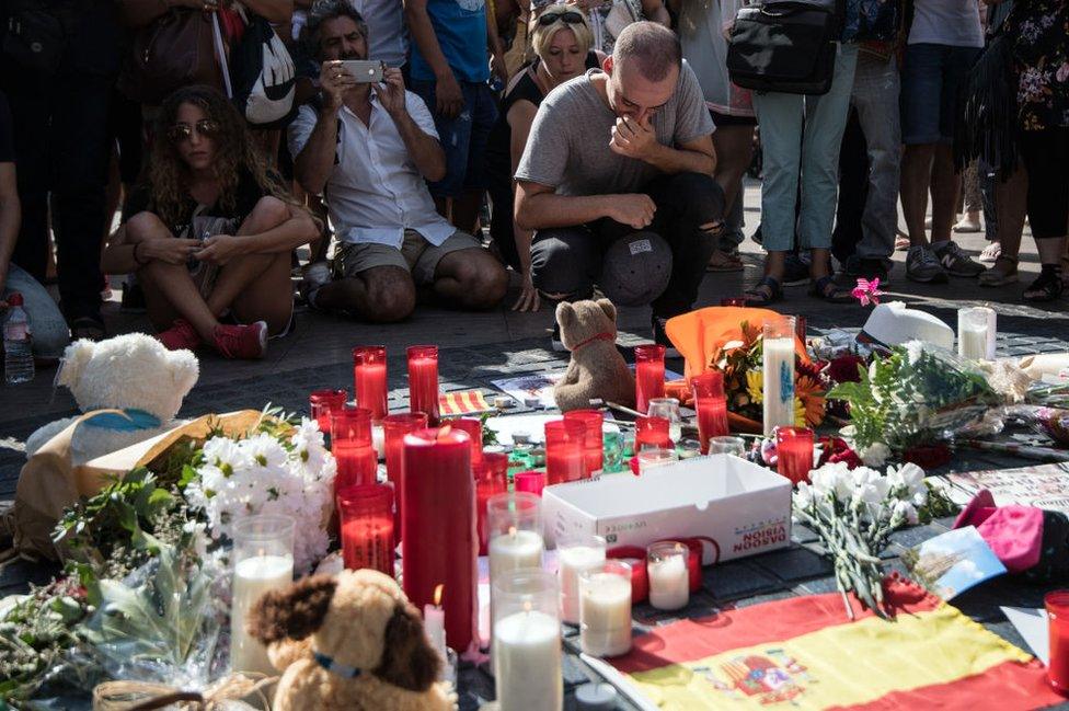 Barcelona held a minute of silence on Friday morning