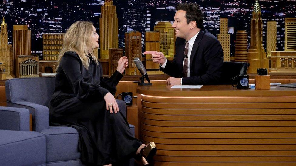 Drew Barrymore and Jimmy Fallon