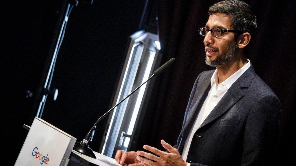 Google chief executive Sundar Pichai