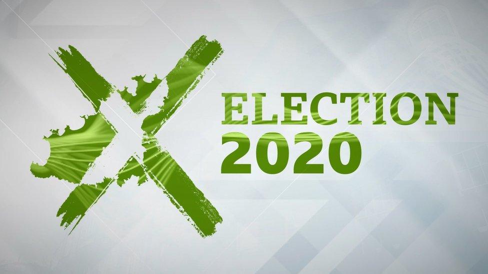 BBC Guernsey Election 2020 logo