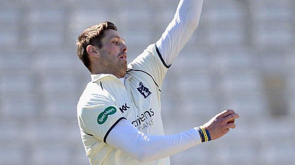 Warwickshire and Ireland fast bowler Boyd Rankin