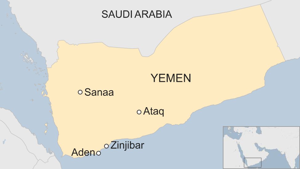 Map of Yemen