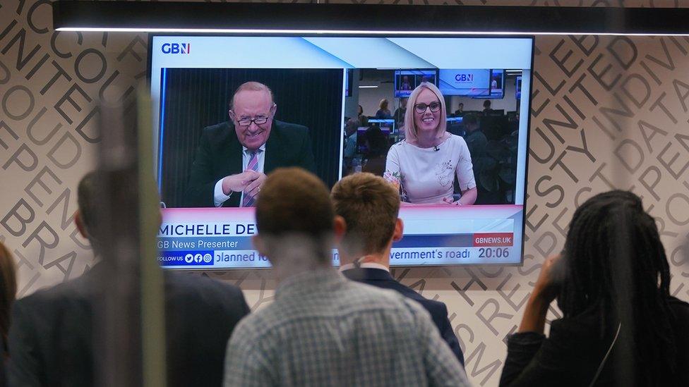 Andrew Neil and Michelle Dewberry on GB News