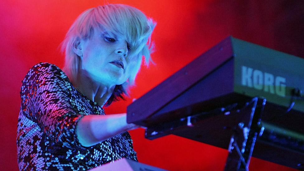 Sister Bliss on stage