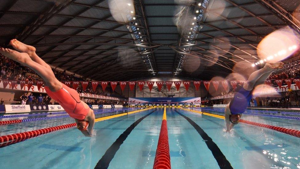 British Swimming Championships at Ponds Forge in April 2017