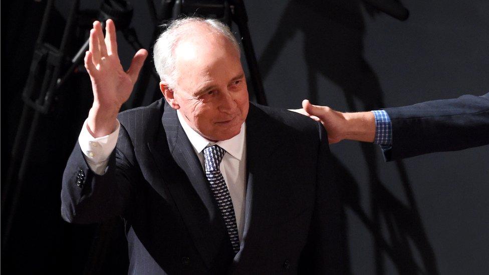 Former Australian prime minister Paul Keating