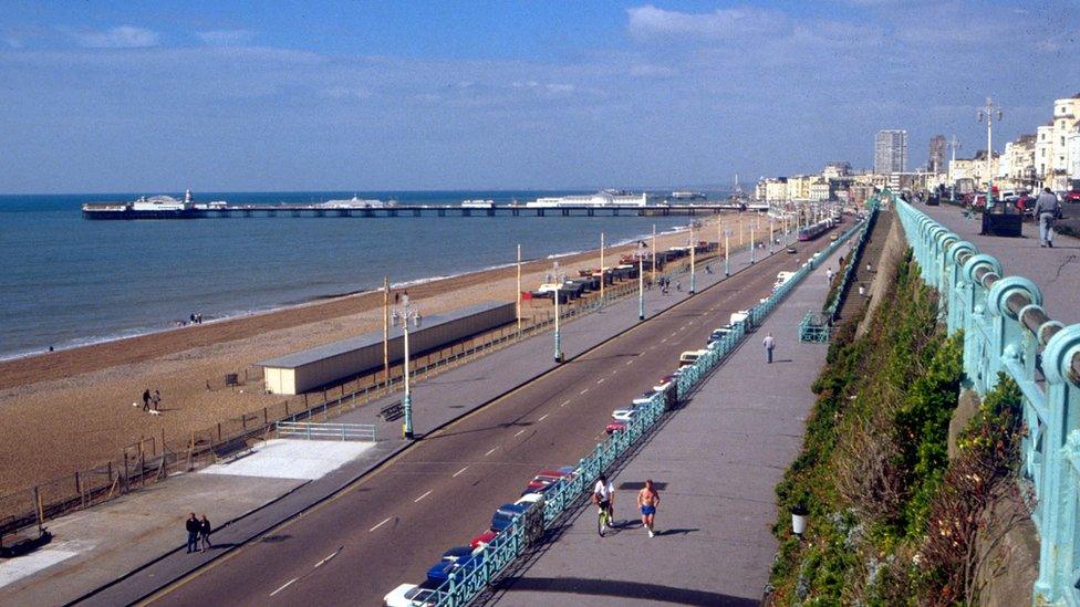 Brighton seafront, part of the region where taxi fares will increase