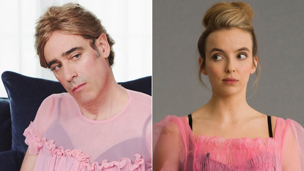 Stephen Mangan and Jodie Comer