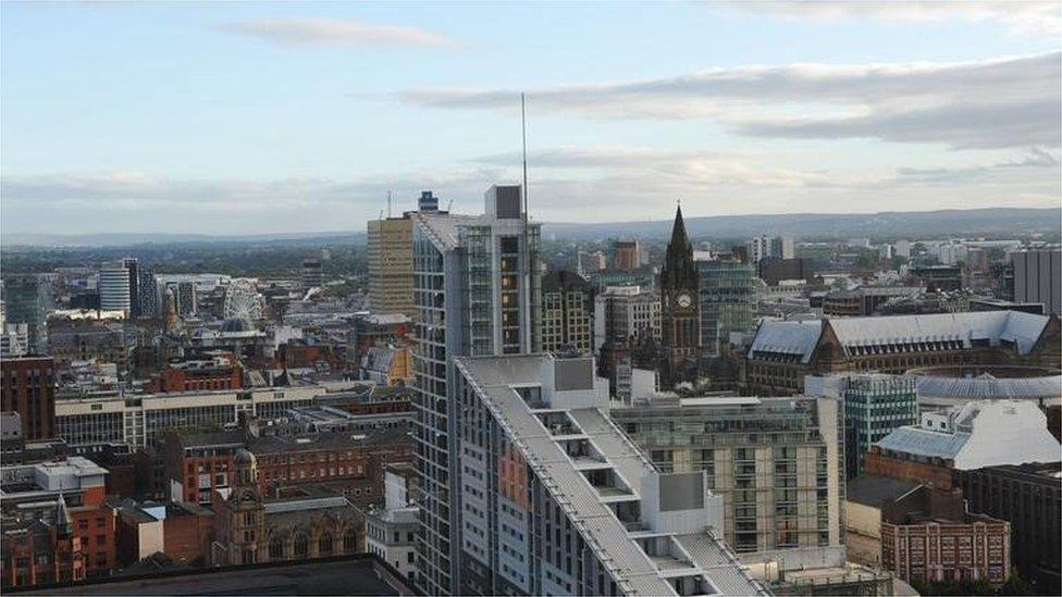 Manchester skyline