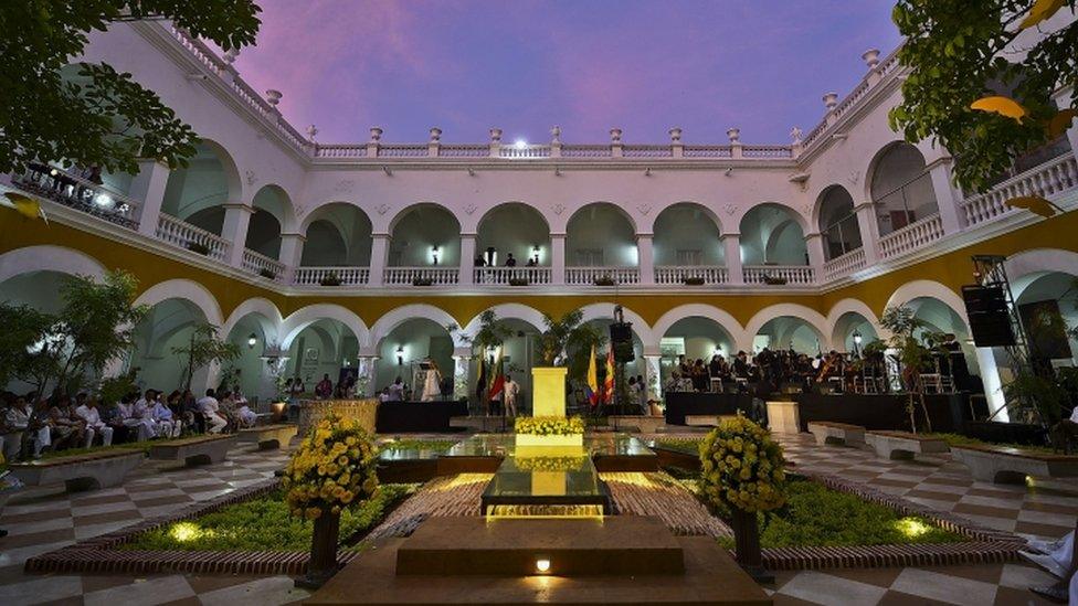 Courtyard of La Merced monastery, Cartagena 22 May 2016