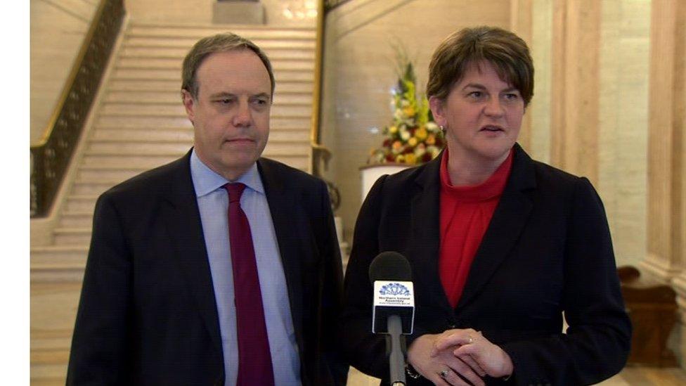 Nigel Dodds and Arlene Foster