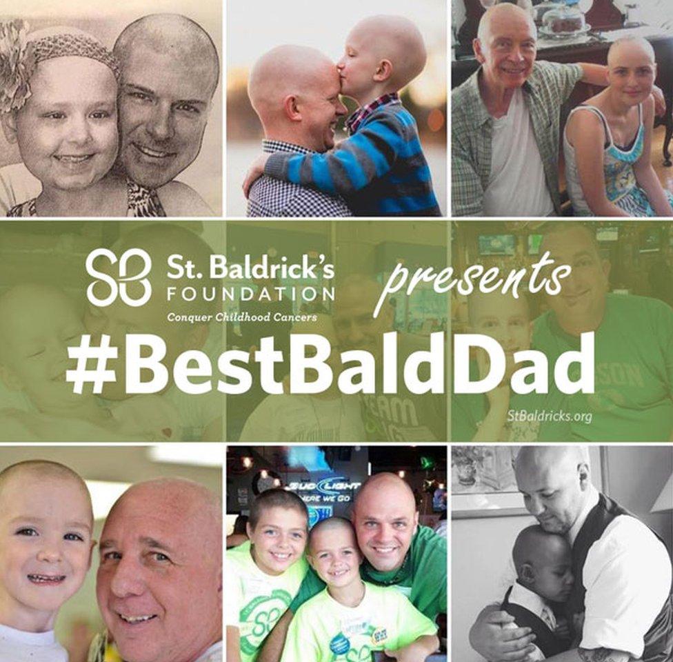 Poster for bald dad submissions