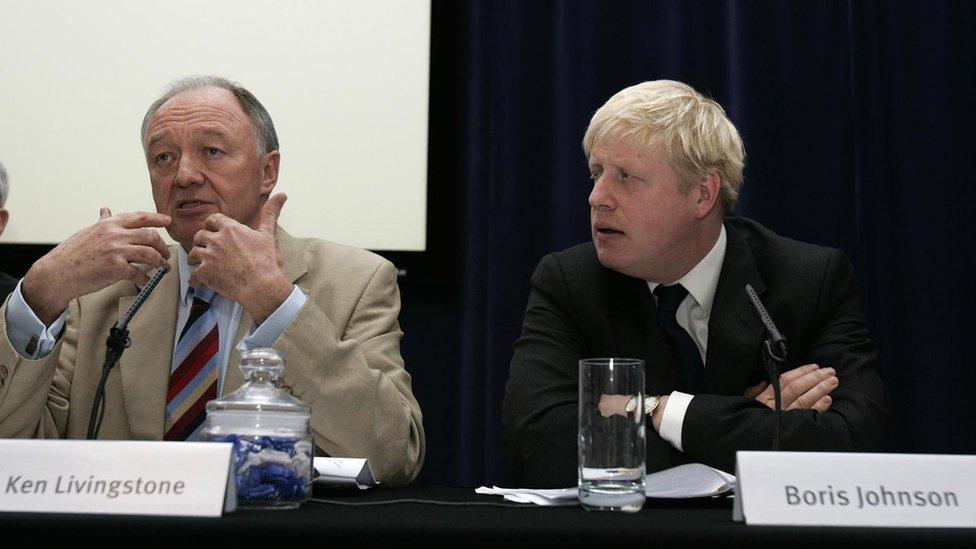 Ken Livingstone and Boris Johnson