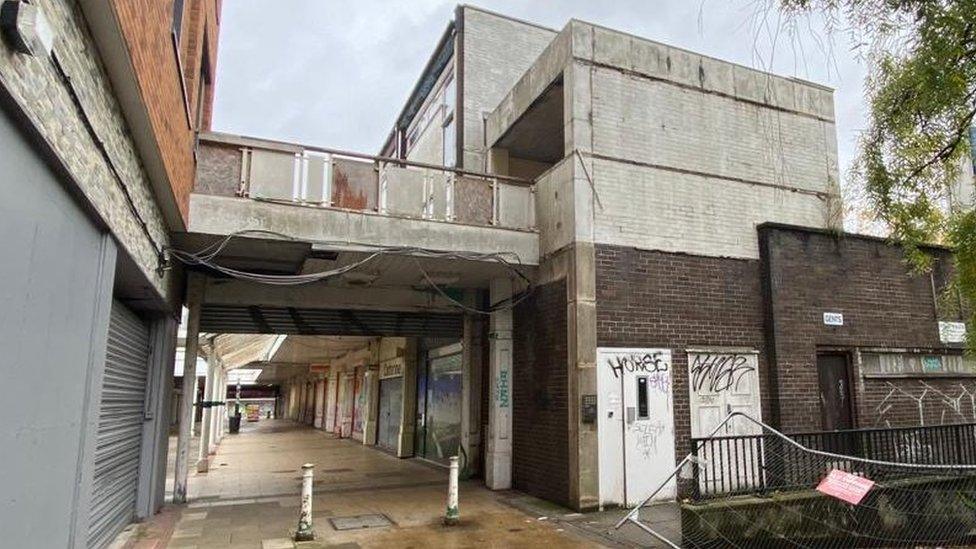 St Catherines Place shopping centre in Bedminster