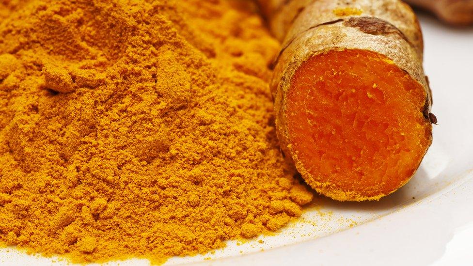 Turmeric powder and root