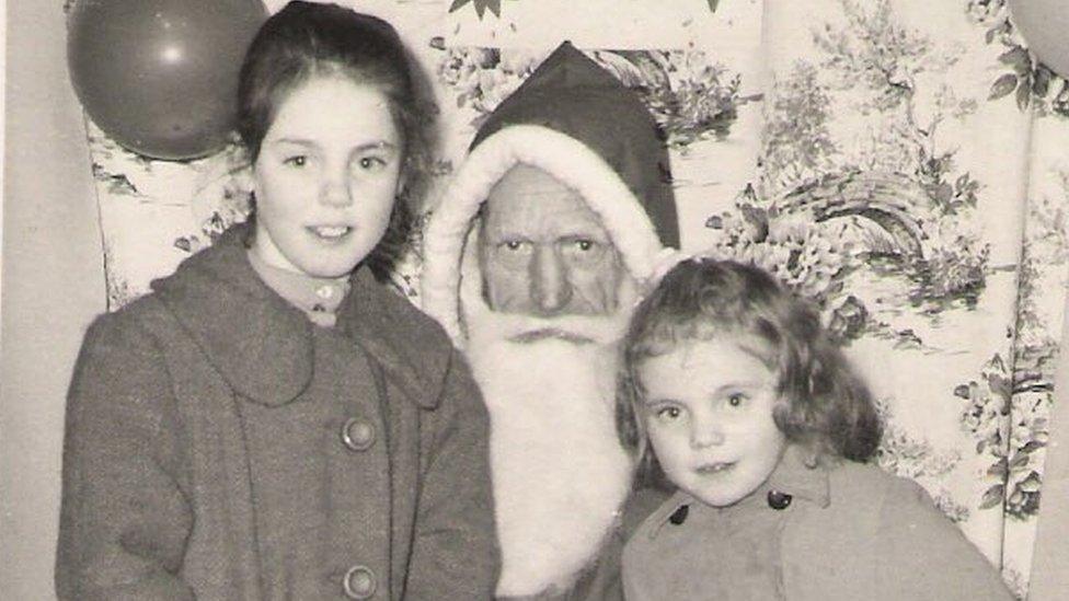 Eileen and Margaret Landers in 1962