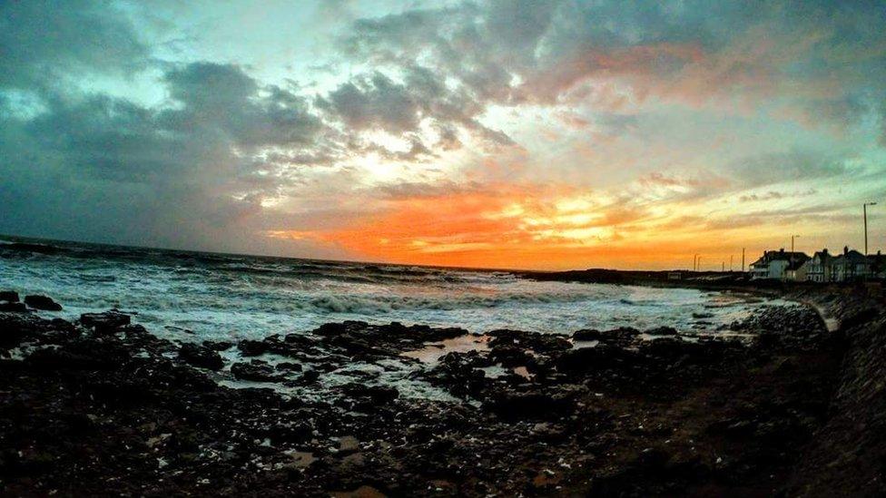 Porthcawl seafront, by Nicola Harris