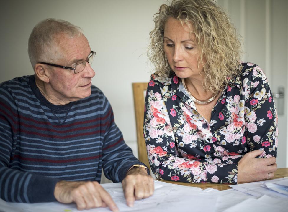 Robin and Lorraine discuss the family tree