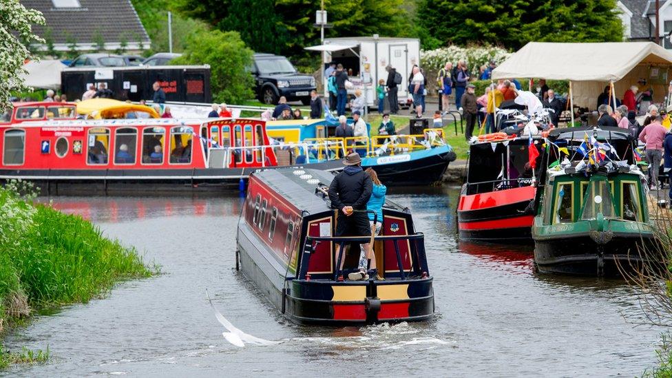 boats on the lowland canals