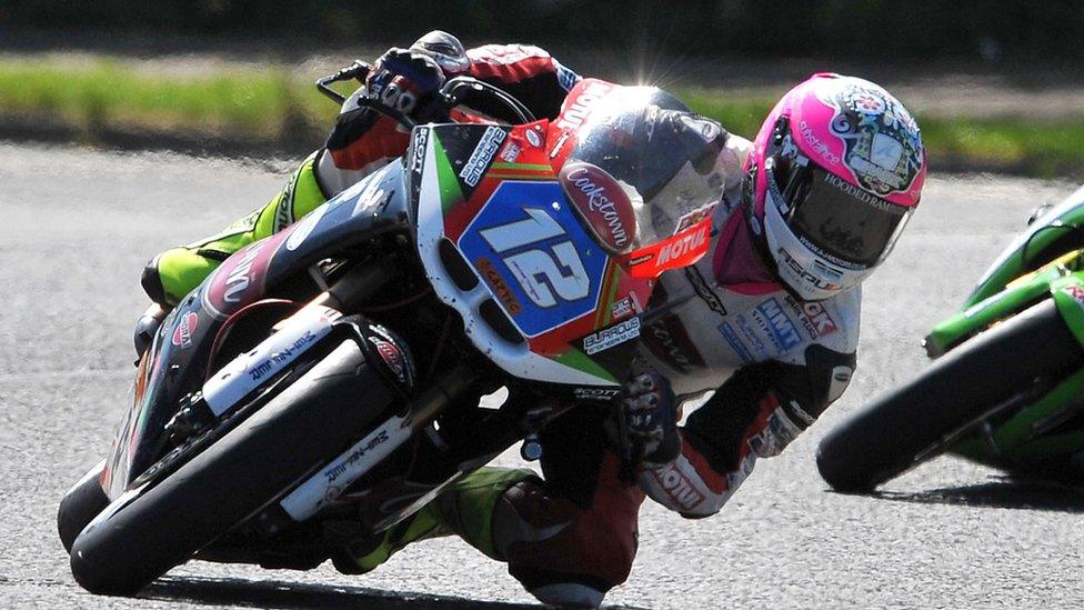 The English rider had earlier finished fourth in Saturday's Supersport race at the North West 200