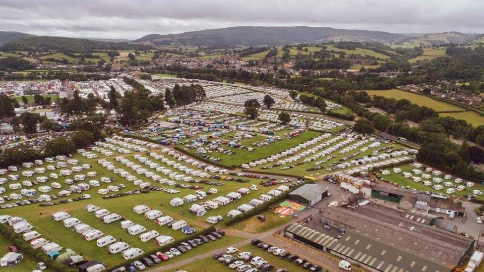 Fields full of campers