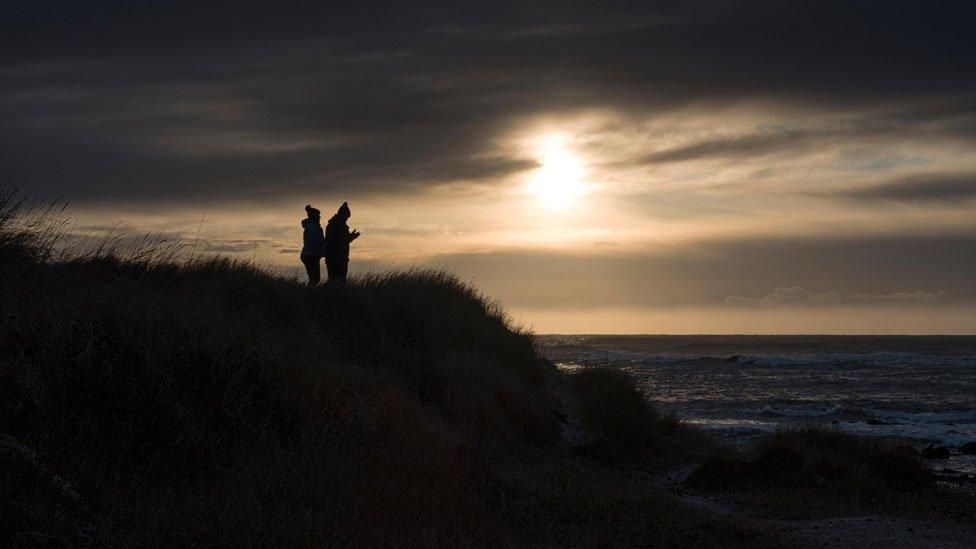 Iceland - silhouettes