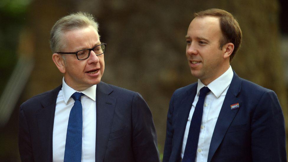 Michael Gove and Matt Hancock