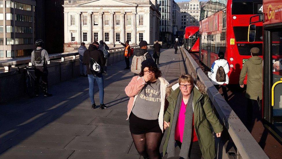 London Bridge during terror attack