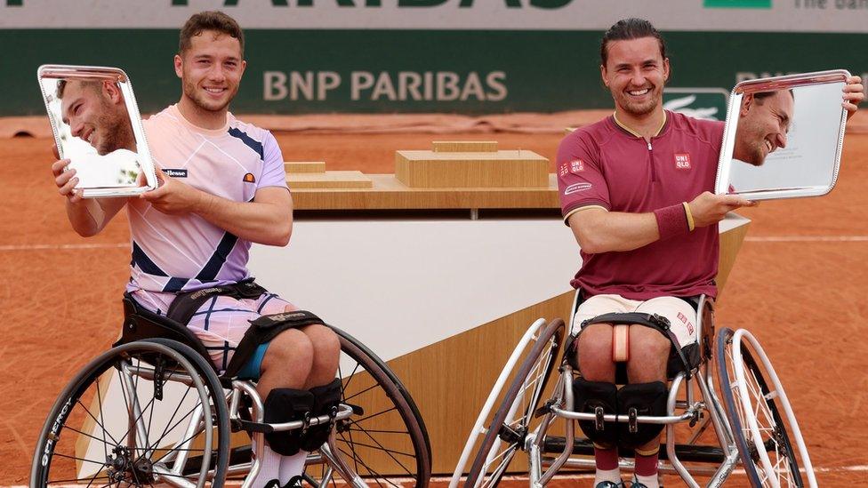 Alfie Hewett and Gordon Reid