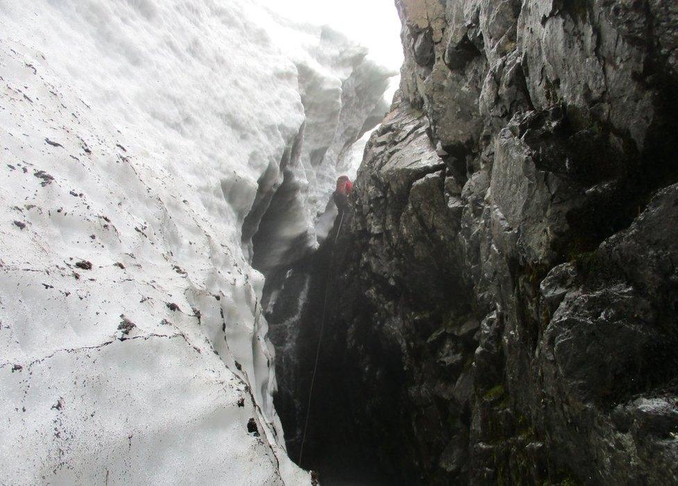 Snow on Ben Nevis