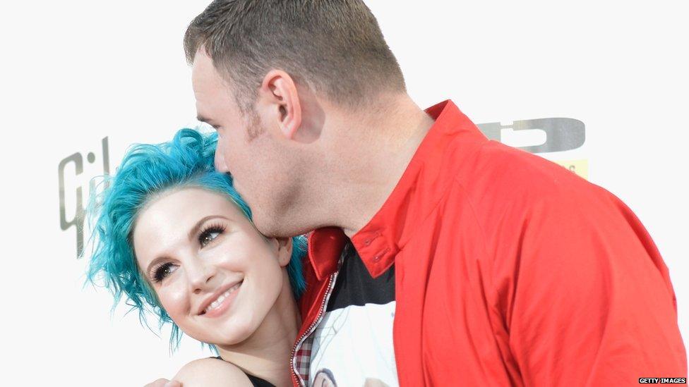 Hayley Williams and Chad Gilbert