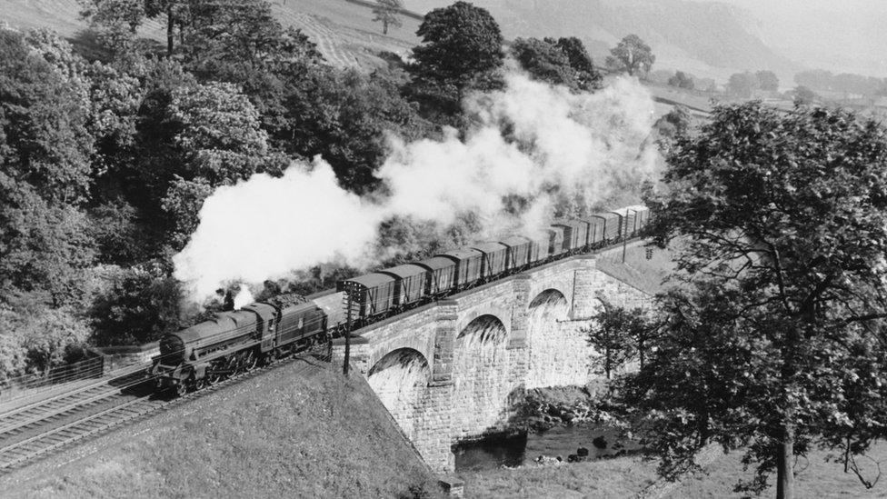 Sherrif Brow viaduct on the Settle to Carlisle line