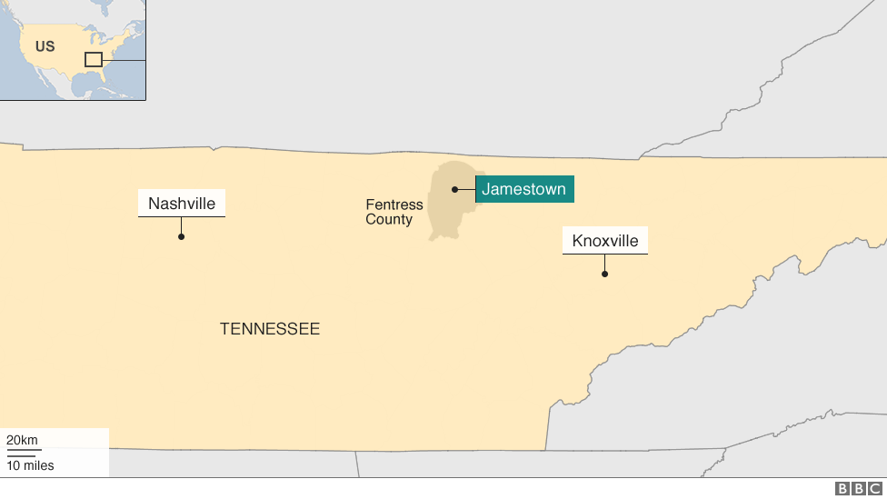 Jamestown - area map