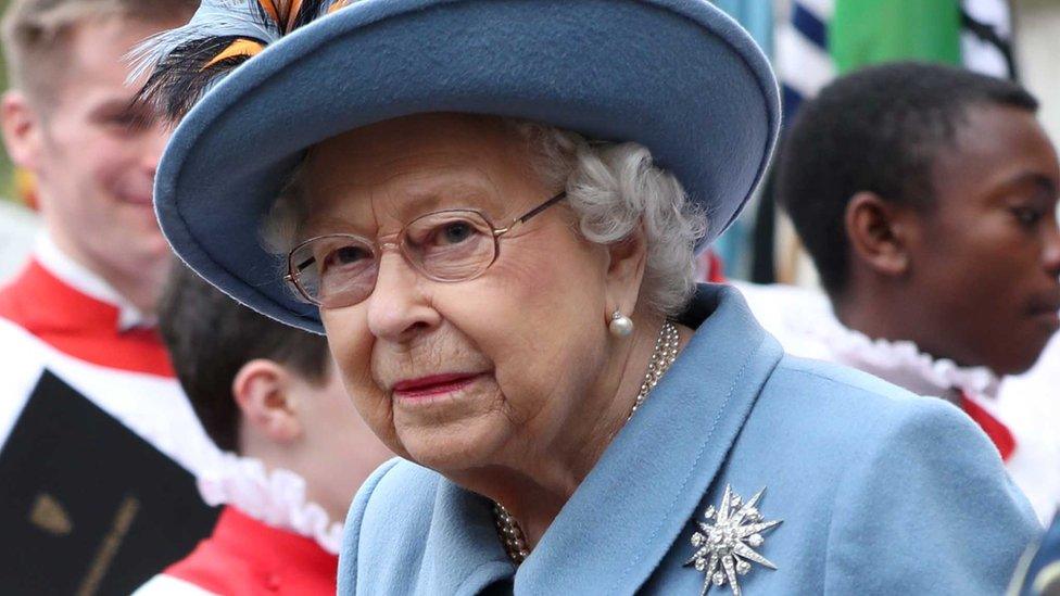 Queen Elizabeth II at the Commonwealth Service at Westminster Abbey, London, as Buckingham Palace has announced that the Queen has recorded a special broadcast on the coronavirus outbreak to be broadcast on Sunday