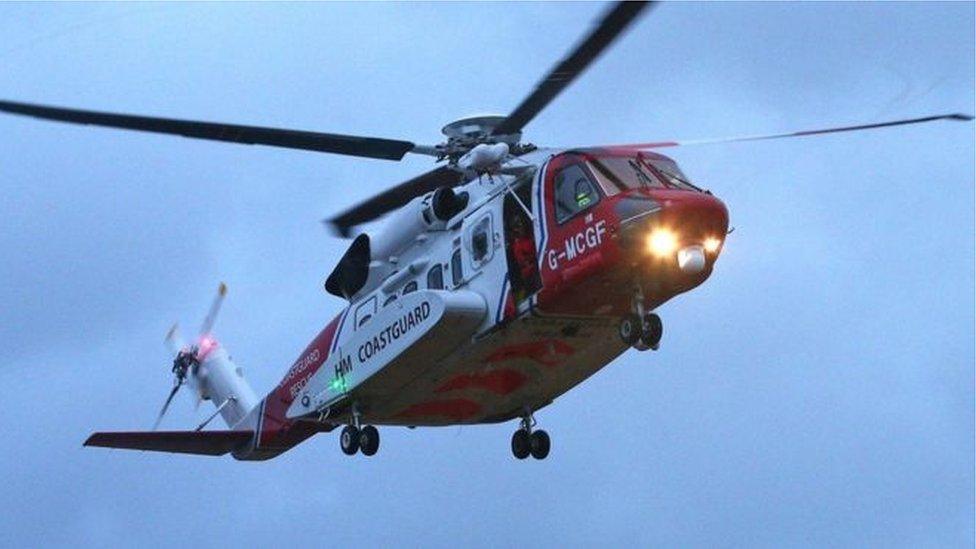 It happened at about at 12.50 GMT at Murlough Bay on Monday.