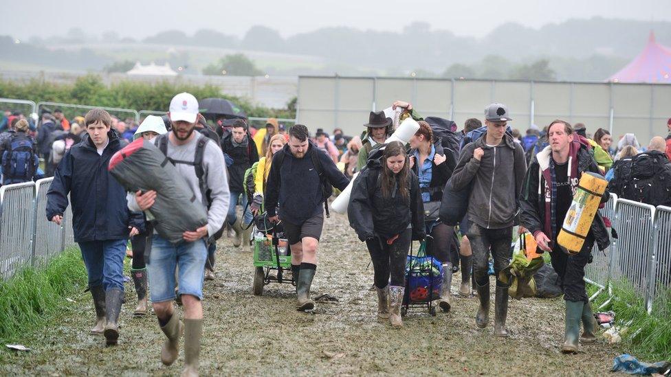 Glastonbury mud