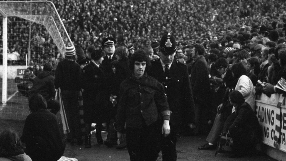 Crowd trouble at Elm Park in FA Cup 4th round