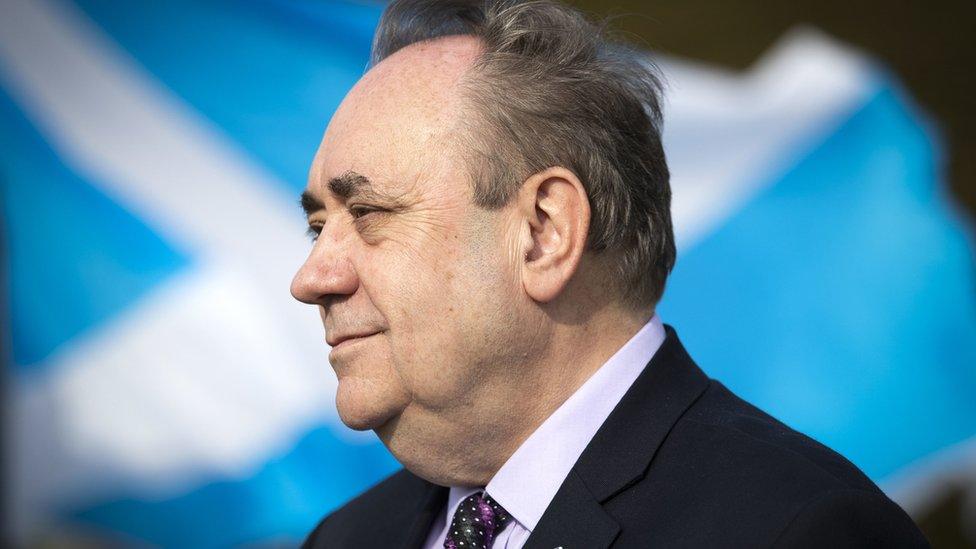 Alex Salmond on campaign trail