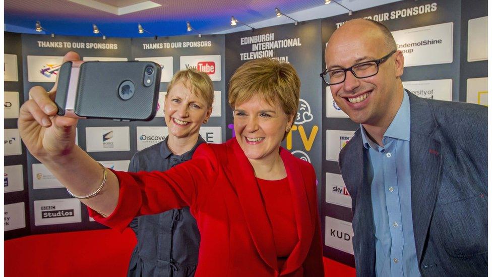 Donalda MacKinnon, Nicola Sturgeon, Jon Wardle