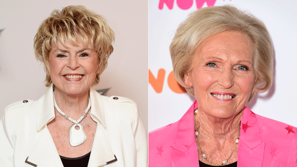 Gloria Hunniford and Mary Berry