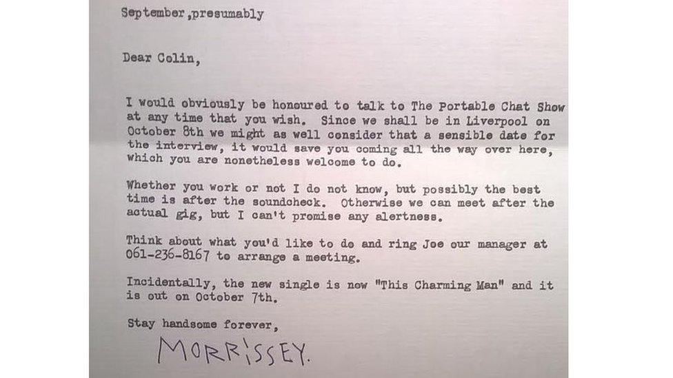 Morrissey letter