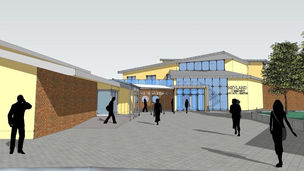 Artist impression of Neyland community hub