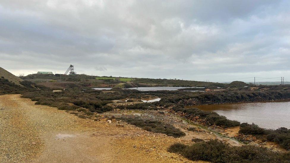 Mynydd Parys near Amlwch in the north of Anglesey