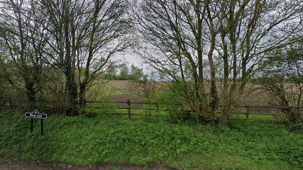 Field south of Wood Lane in Higham on the Hill