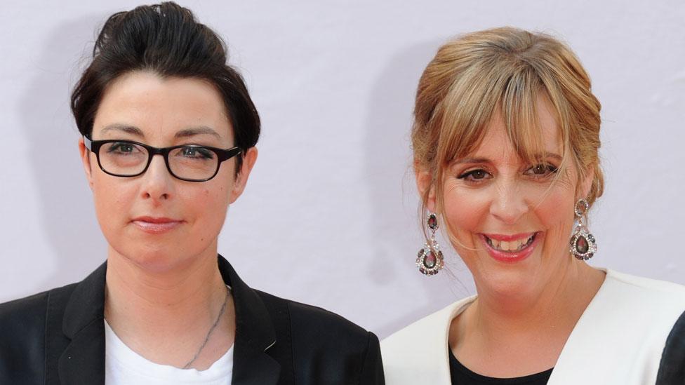 Sue Perkins and Mel Giedroyc