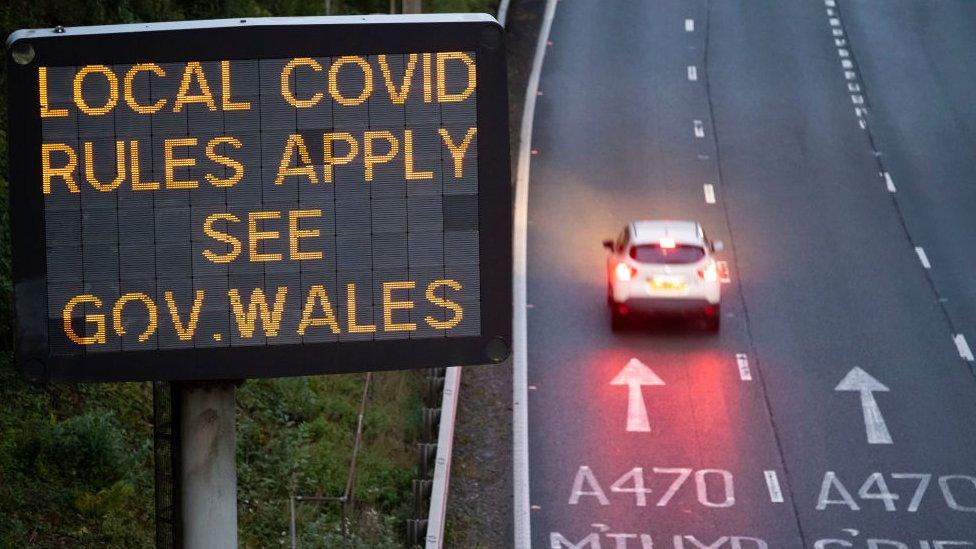 Sign on motorway