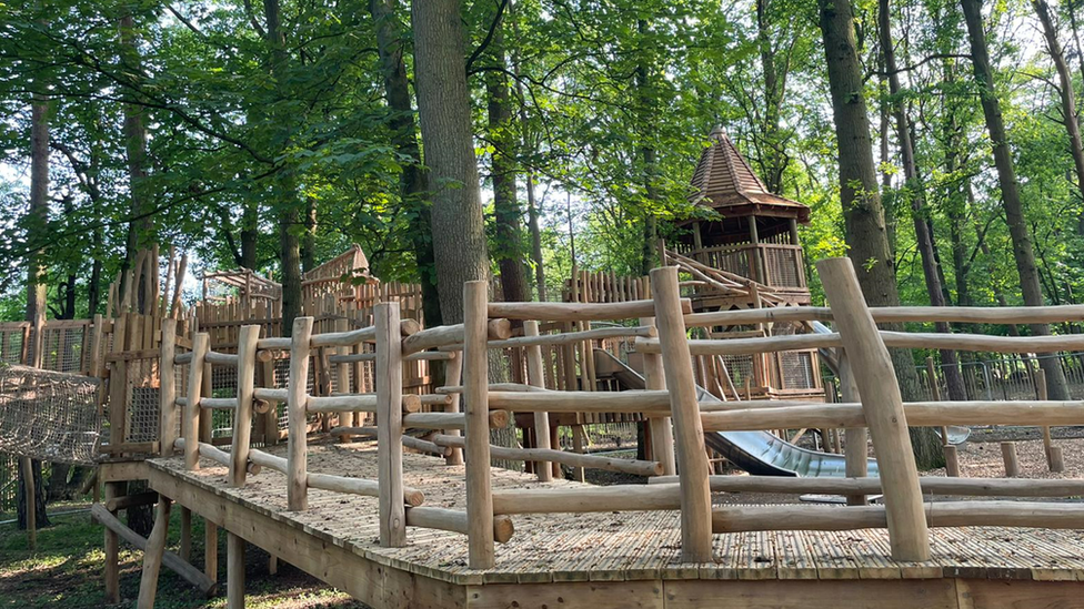 Woodland play area